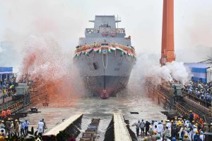 President Droupadi Murmu launched the INS Vindhyagiri