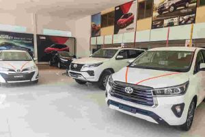 Toyota Car Showroom In Nizampet Hyderabad.