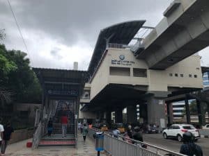 Hitech city metro Station Hyderabad