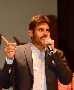 Pavan Kalyan in Black suit